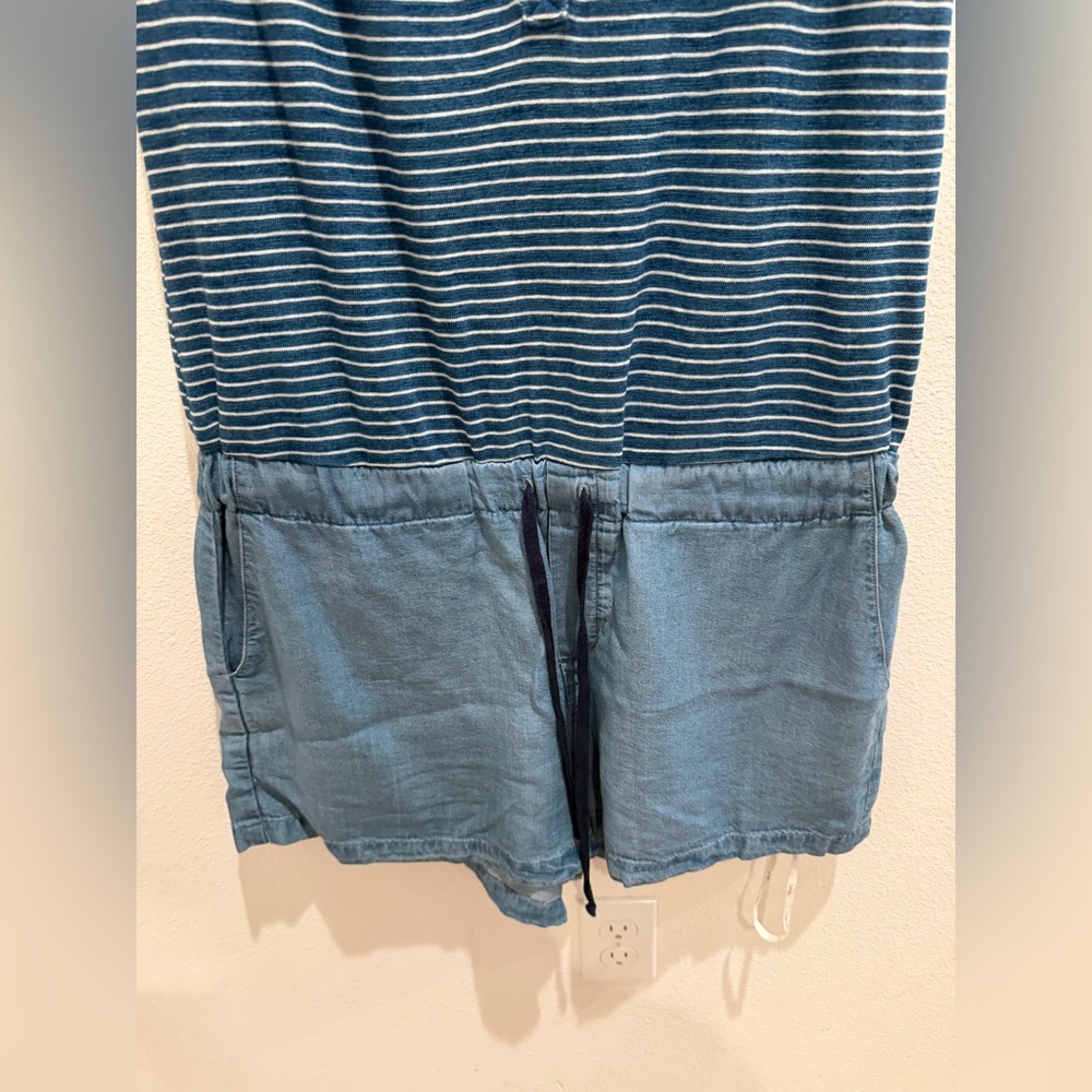 Splendid Chambray Sleeveless Romper - Picture 4 of 6